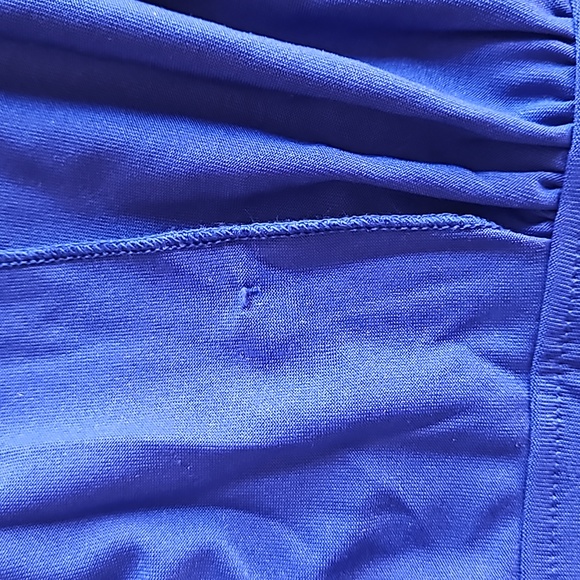 Super versatile royal blue Avon convertible wrap halter / bandeau top size S - Picture 6 of 16